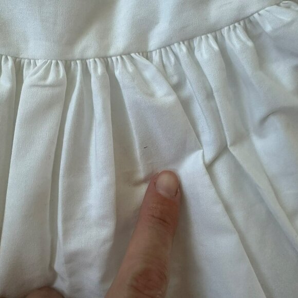 Monnalisa Toddler Girls Nautical Print Dress 6M With Red & White Stripes Rope - Picture 8 of 9